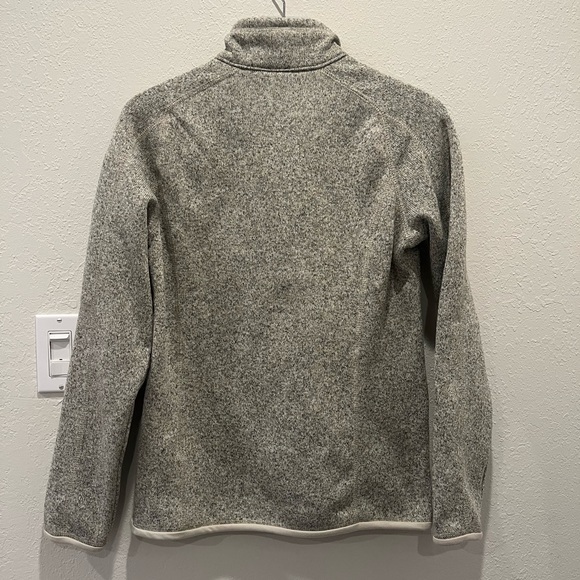 PATAGONIA Better Sweater 1/4 Zip Fleece Pullover NWT in Birch White Medium - Picture 5 of 9